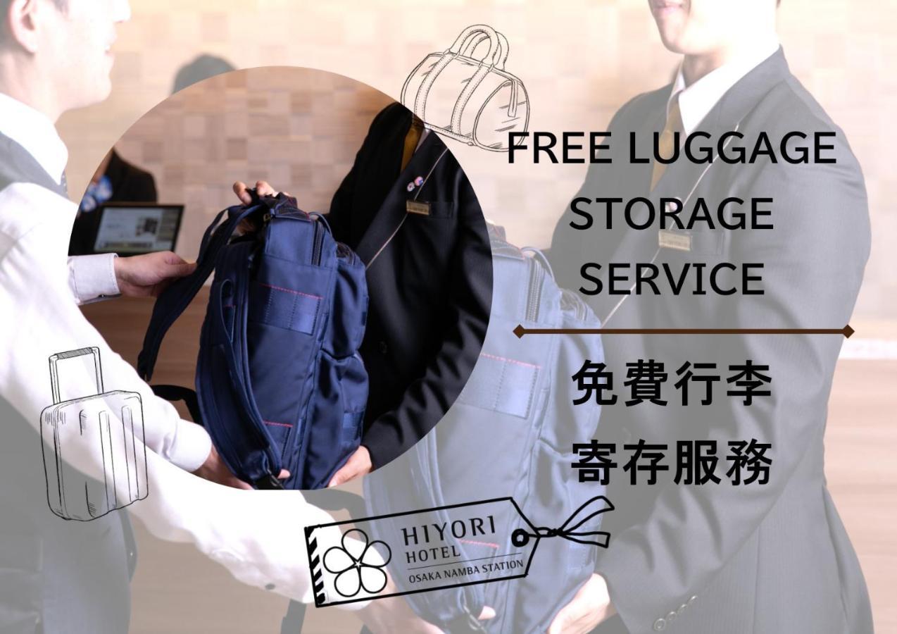 Hiyori Hotel Osaka Namba Station Exteriör bild